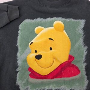 Vintage Winnie the Pooh Sweatshirt Graphic Print Disney Pullover Women's lg